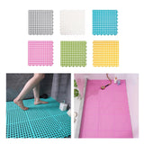 Maxbell Bath Mat Splicing Bathtub Mat Versatile Non Slip Waterproof Pool Mat Cushion Gray