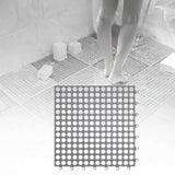 Maxbell Bath Mat Splicing Bathtub Mat Versatile Non Slip Waterproof Pool Mat Cushion Gray