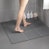 Maxbell Bath Mat Splicing Bathtub Mat Versatile Non Slip Waterproof Pool Mat Cushion Gray