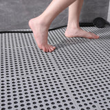 Maxbell Bath Mat Splicing Bathtub Mat Versatile Non Slip Waterproof Pool Mat Cushion Gray