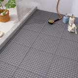 Maxbell Bath Mat Splicing Bathtub Mat Versatile Non Slip Waterproof Pool Mat Cushion Gray