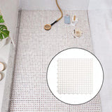 Maxbell Bath Mat Splicing Bathtub Mat Versatile Non Slip Waterproof Pool Mat Cushion White