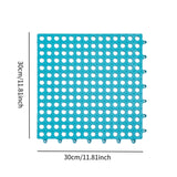 Maxbell Bath Mat Splicing Bathtub Mat Versatile Non Slip Waterproof Pool Mat Cushion Blue