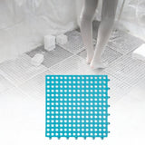 Maxbell Bath Mat Splicing Bathtub Mat Versatile Non Slip Waterproof Pool Mat Cushion Blue