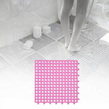 Maxbell Bath Mat Splicing Bathtub Mat Versatile Non Slip Waterproof Pool Mat Cushion Pink