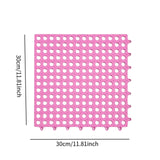 Maxbell Bath Mat Splicing Bathtub Mat Versatile Non Slip Waterproof Pool Mat Cushion Pink