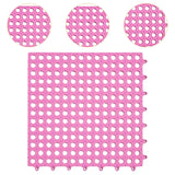 Maxbell Bath Mat Splicing Bathtub Mat Versatile Non Slip Waterproof Pool Mat Cushion Pink