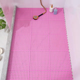 Maxbell Bath Mat Splicing Bathtub Mat Versatile Non Slip Waterproof Pool Mat Cushion Pink