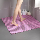 Maxbell Bath Mat Splicing Bathtub Mat Versatile Non Slip Waterproof Pool Mat Cushion Pink