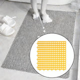 Maxbell Bath Mat Splicing Bathtub Mat Versatile Non Slip Waterproof Pool Mat Cushion Yellow
