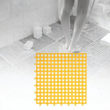 Maxbell Bath Mat Splicing Bathtub Mat Versatile Non Slip Waterproof Pool Mat Cushion Yellow