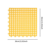 Maxbell Bath Mat Splicing Bathtub Mat Versatile Non Slip Waterproof Pool Mat Cushion Yellow