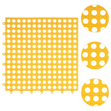 Maxbell Bath Mat Splicing Bathtub Mat Versatile Non Slip Waterproof Pool Mat Cushion Yellow