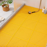 Maxbell Bath Mat Splicing Bathtub Mat Versatile Non Slip Waterproof Pool Mat Cushion Yellow