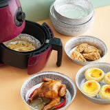 Maxbell 10x Aluminum Foil Dishes Round Tin Foil Bakeware for Buffet Cooking Catering Dish Diameter 11.5cm