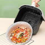Maxbell 10x Aluminum Foil Dishes Round Tin Foil Bakeware for Buffet Cooking Catering Dish Diameter 11.5cm