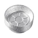 Maxbell 10x Aluminum Foil Dishes Round Tin Foil Bakeware for Buffet Cooking Catering Dish Diameter 11.5cm