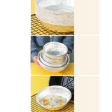 Maxbell 10x Aluminum Foil Dishes Round Tin Foil Bakeware for Buffet Cooking Catering Dish Diameter 13.5cm