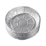 Maxbell 10x Aluminum Foil Dishes Round Tin Foil Bakeware for Buffet Cooking Catering Dish Diameter 13.5cm