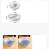 Maxbell 10x Aluminum Foil Dishes Round Tin Foil Bakeware for Buffet Cooking Catering Dish Diameter 13.5cm