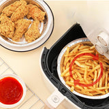 Maxbell 10x Aluminum Foil Dishes Round Tin Foil Bakeware for Buffet Cooking Catering Dish Diameter 16cm