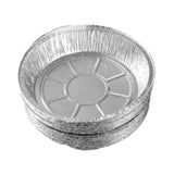 Maxbell 10x Aluminum Foil Dishes Round Tin Foil Bakeware for Buffet Cooking Catering Dish Diameter 16cm