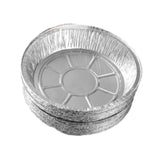 Maxbell 10x Aluminum Foil Dishes Round Tin Foil Bakeware for Buffet Cooking Catering Dish Diameter 16cm