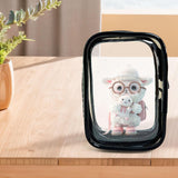 Maxbell Clear Figure Display Bag Compact Dustproof PVC Gift Display Case for Figures Square