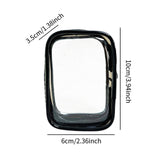 Maxbell Clear Figure Display Bag Compact Dustproof PVC Gift Display Case for Figures Square