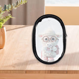 Maxbell Clear Figure Display Bag Compact Dustproof PVC Gift Display Case for Figures Round