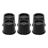 Maxbell Bed Risers Non Slip for Platform Bed Frame Elevators for Chair Couch Cabinet 6pcs