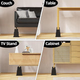 Maxbell Bed Risers Non Slip for Platform Bed Frame Elevators for Chair Couch Cabinet 6pcs