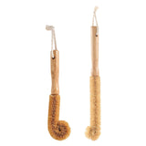 Maxbell Coconut Fibers Brush with Long Handle for Feeding Bottle Coffee Mugs Glasses 30cmx5cm