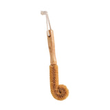 Maxbell Coconut Fibers Brush with Long Handle for Feeding Bottle Coffee Mugs Glasses 24cmx5cm