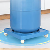 Maxbell Movable Propane Tank Wheels Tray Portable Propane Tank Stand for Flower Pots