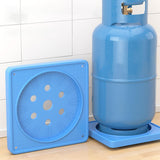 Maxbell Movable Propane Tank Wheels Tray Portable Propane Tank Stand for Flower Pots
