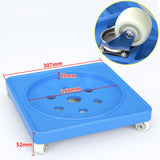 Maxbell Movable Propane Tank Wheels Tray Portable Propane Tank Stand for Flower Pots