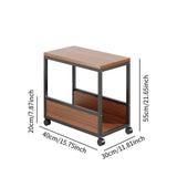 Maxbell PC Stand for PC Tower, Printer, Home Office with Wheels Rolling Printer Cart