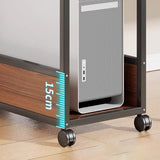 Maxbell PC Stand for PC Tower, Printer, Home Office with Wheels Rolling Printer Cart