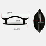 Maxbell 5Pcs Cabinet Auxiliary Handles Open Sliding Door Handles for Bathroom Closet Black