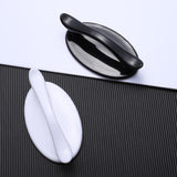 Maxbell 5Pcs Cabinet Auxiliary Handles Open Sliding Door Handles for Bathroom Closet White