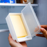 Maxbell Butter Dish with Lid Easy Clean Butter Container for Biscuits Butter Kitchen S