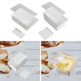 Maxbell Butter Dish with Lid Easy Clean Butter Container for Biscuits Butter Kitchen S