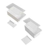Maxbell Butter Dish with Lid Easy Clean Butter Container for Biscuits Butter Kitchen S