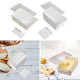 Maxbell Butter Dish with Lid Easy Clean Butter Container for Biscuits Butter Kitchen S