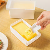 Maxbell Butter Dish with Lid Easy Clean Butter Container for Biscuits Butter Kitchen S