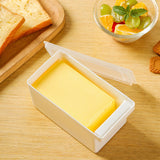 Maxbell Butter Dish with Lid Easy Clean Butter Container for Biscuits Butter Kitchen S