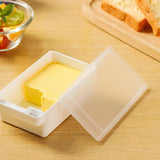Maxbell Butter Dish with Lid Easy Clean Butter Container for Biscuits Butter Kitchen S