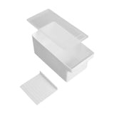 Maxbell Butter Dish with Lid Easy Clean Butter Container for Biscuits Butter Kitchen L