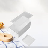 Maxbell Butter Dish with Lid Easy Clean Butter Container for Biscuits Butter Kitchen L